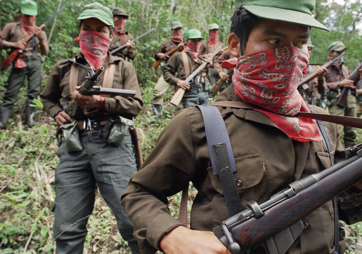 Soldati dell'EZLN nello stato meridionale messicano del Chiapas (Ap)