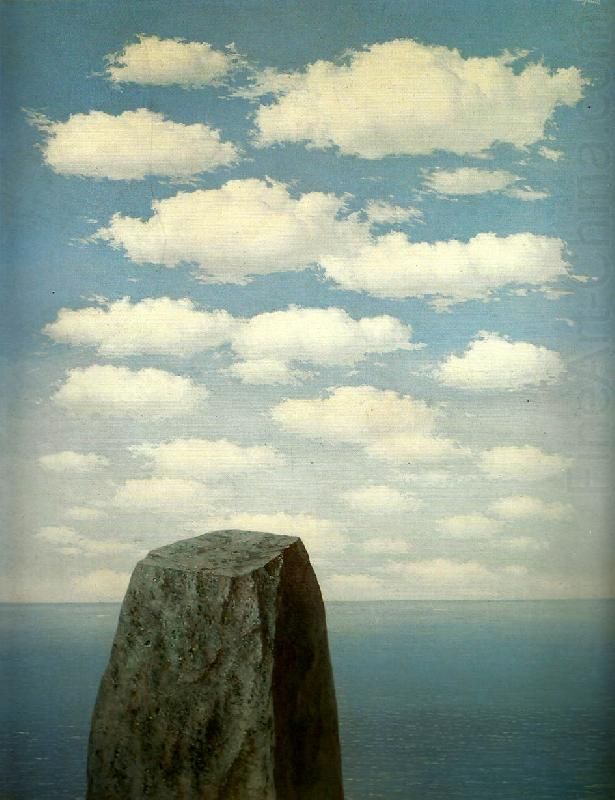 René Magritte, «Le origini del linguaggio», 1955