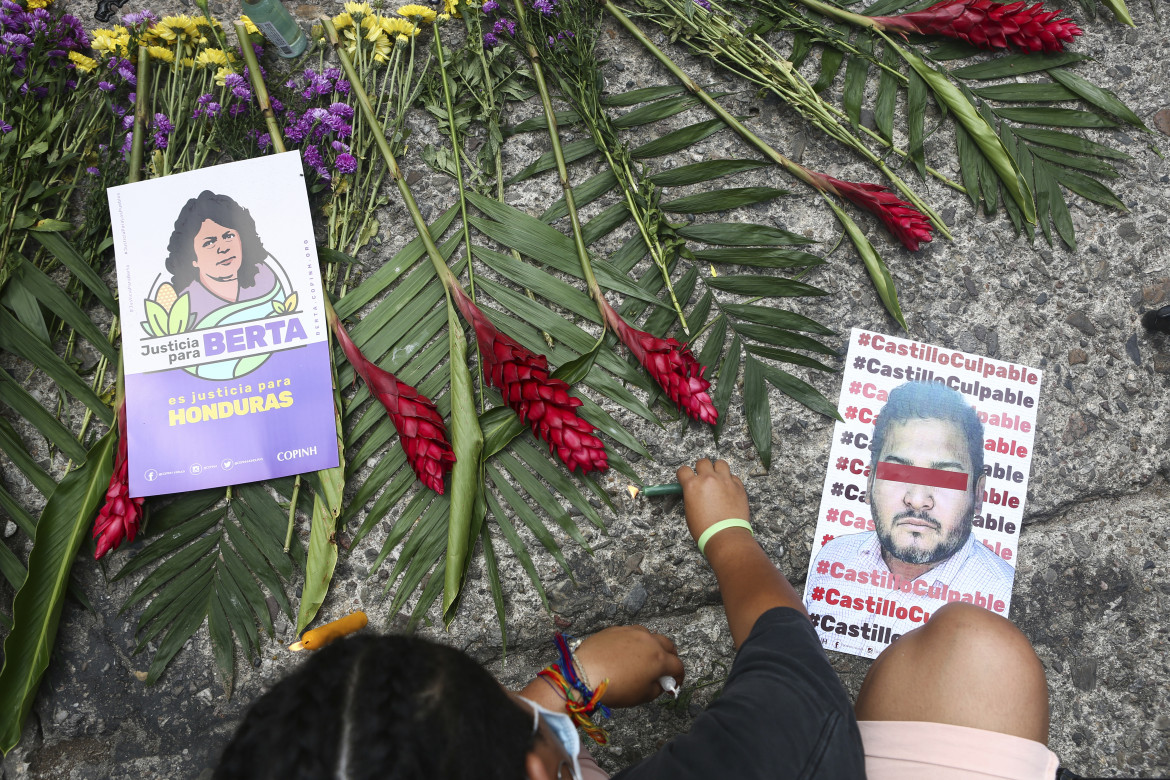 05 luglio 2021, commemorazione per Berta Caceres a Tegucigalpa (Honduras), foto Delmer Membreno /dpa via Ap