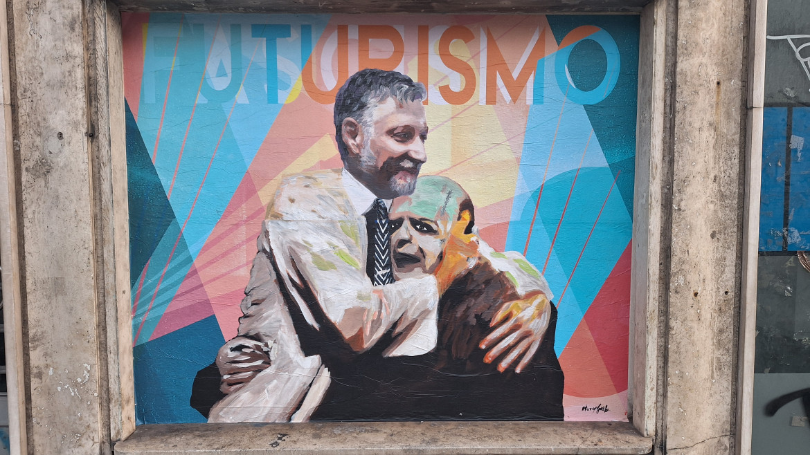 Street art contro la destra «futurista»