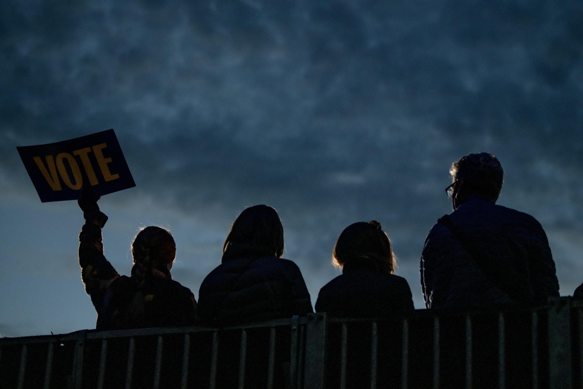 La campagna Dem ad Ann Arbor, Michigan foto Epa/Lon Horwedel