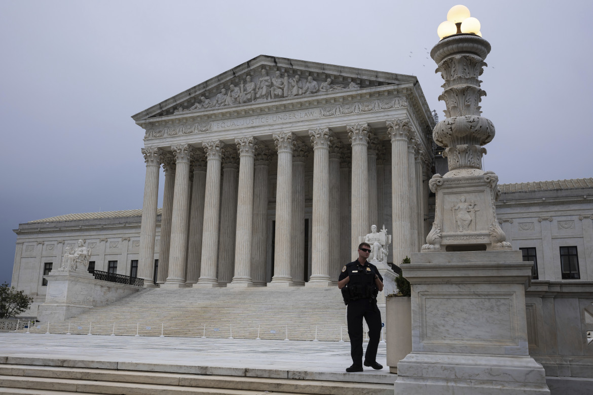 La Corte suprema Usa a Washington - foto Ap