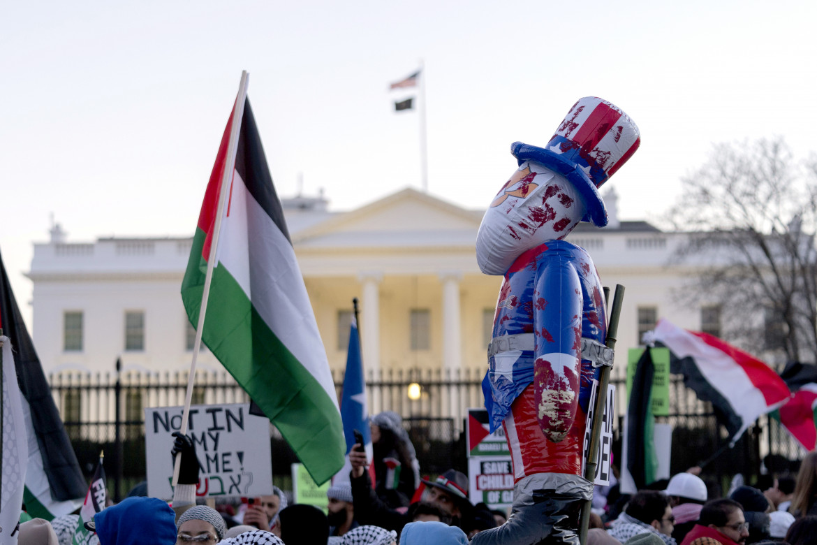 La marcia su Washington per Gaza del gennaio 2024 a Washington -foto Ap