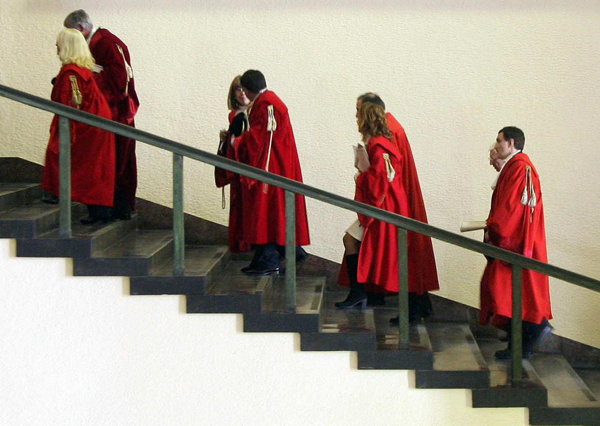 Magistrati del tribunale di Milano foto Ansa