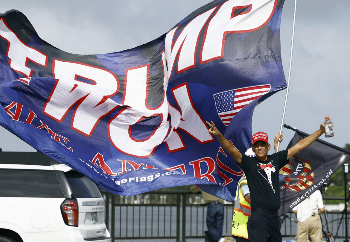 Trump won, Supporter trumpiani a Palm Beach, Florida - foto Ap