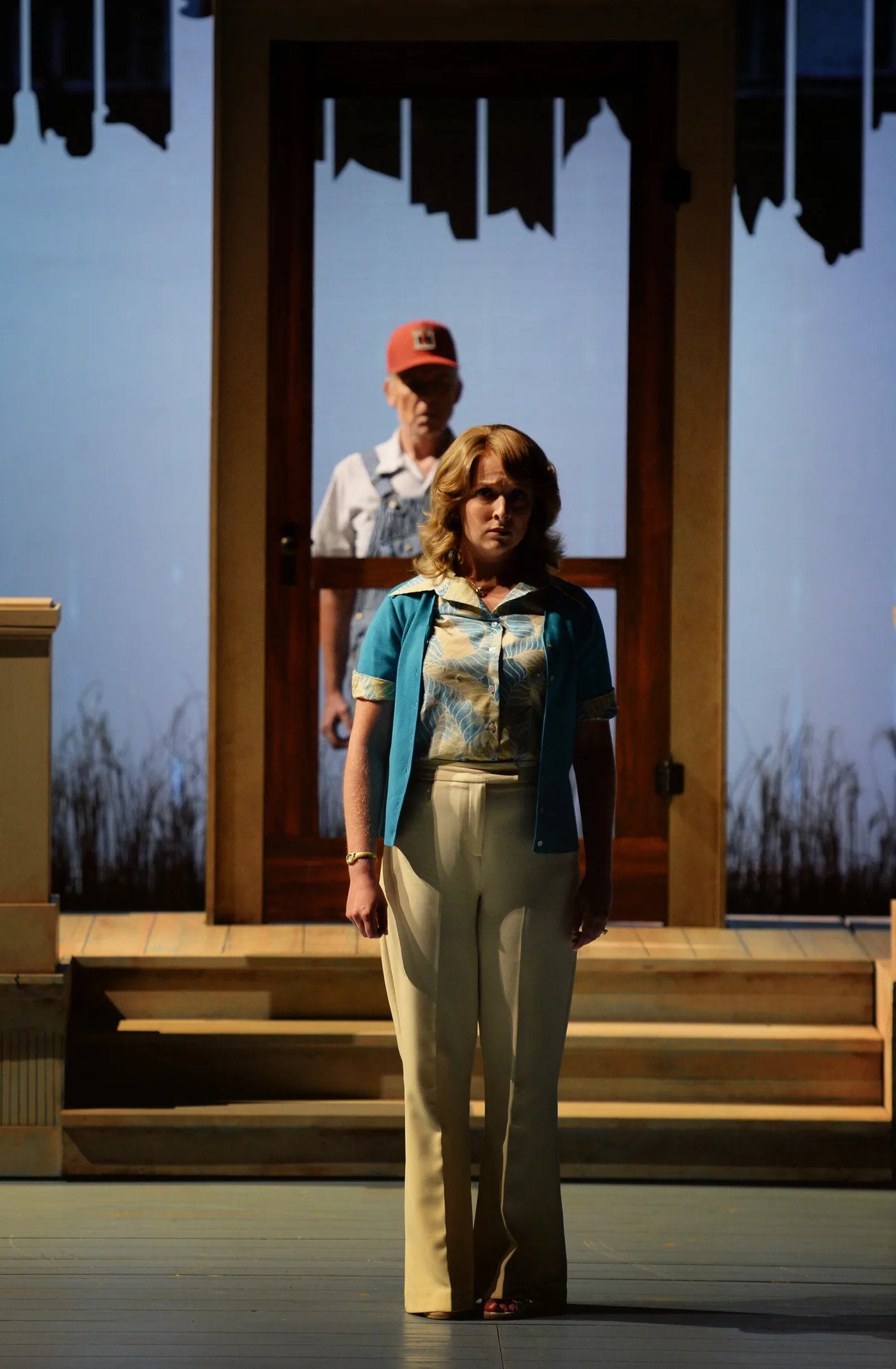 Roger Honeywell e Grace Kahl in «A Thousand Acres», Des Moines Metro Opera, 2022 (foto Duane Tinkey)