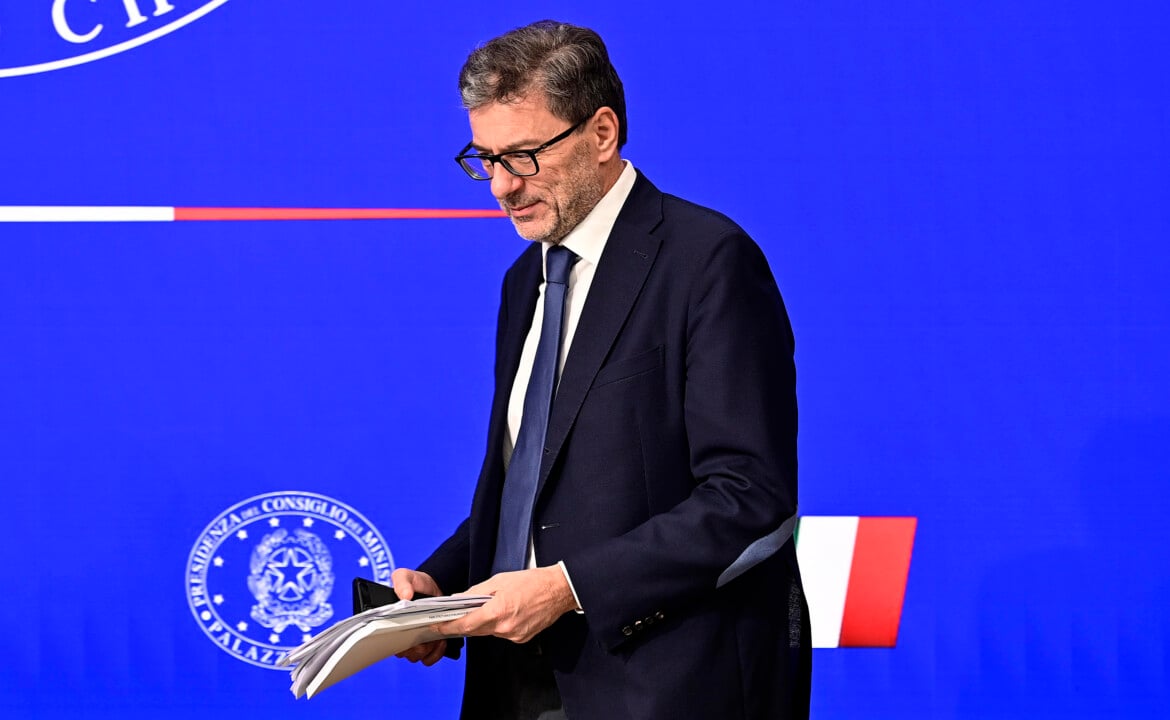 Il ministro dell Economia e delle Giancarlo Giorgetti - foto Ansa