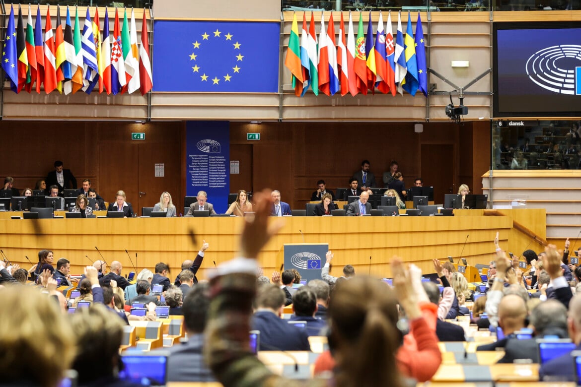 Seduta di voto del Parlamento europeo foto Alain Rolland