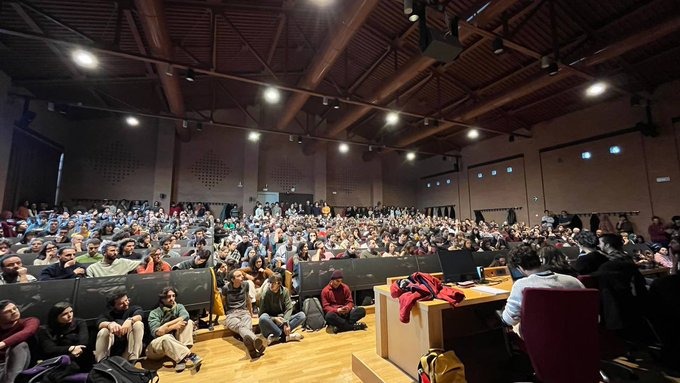 Assemblea contro la riforma Bernini, Università di Pisa