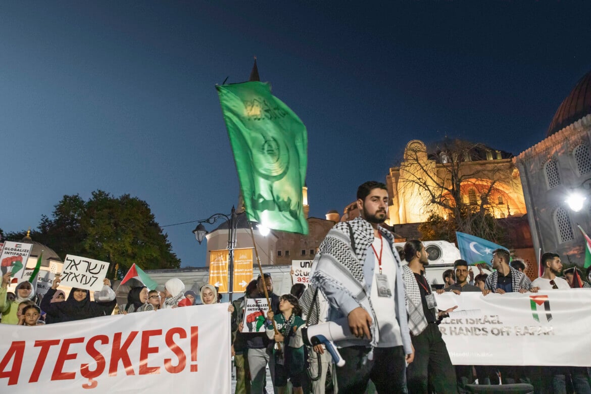 Una protesta pro-Palestina a Istanbul