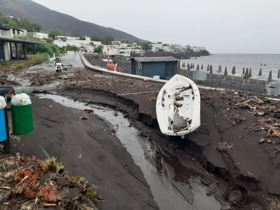 Frane a Stromboli