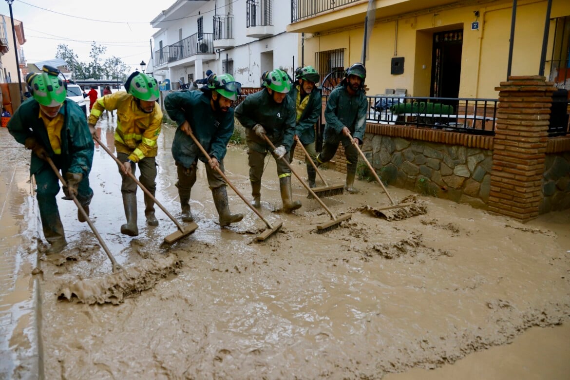 Torna la «dana» in Spagna: piogge forti a Valencia ma il peggio è a Malaga