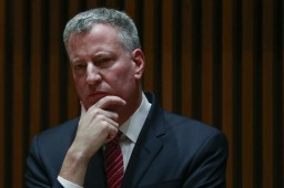 Il sindaco di NY De Blasio