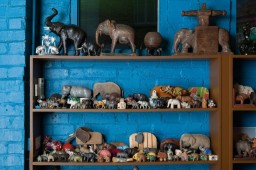 29. PETER BLAKE. Elephants from the collection of Sir Peter Blake, photo Hugo Glendinning