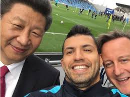 Quel selfie del Kun Aguero con il presidente Xi Jinping