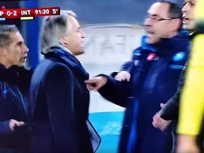 Mancini-Sarri, una serata particolare