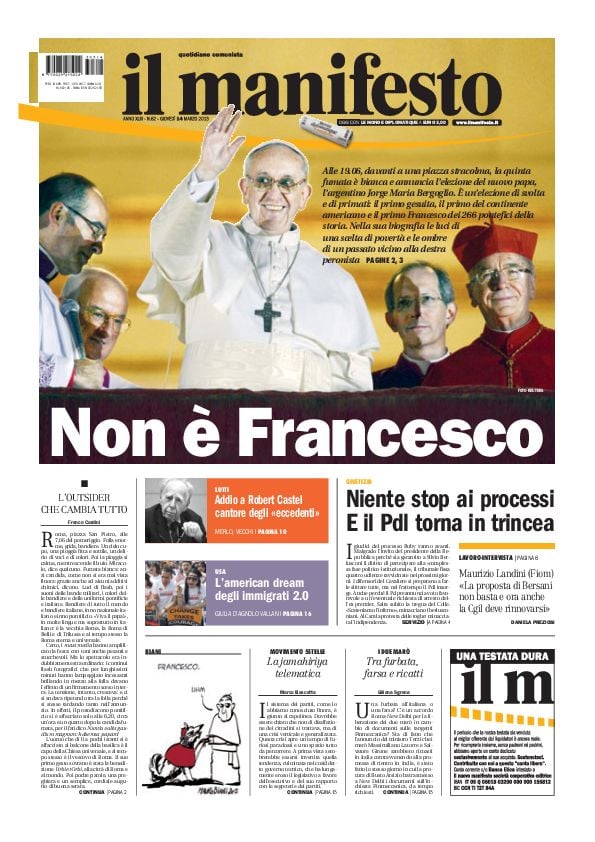 il-manifesto-papa-francesco-2013.03.14