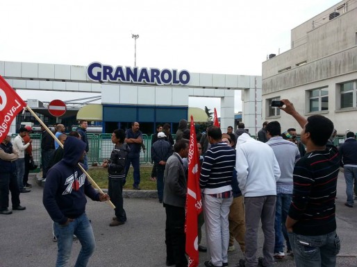 Renzi alla Granarolo di Bologna, la Flai Cgil sciopera contro il Jobs Act