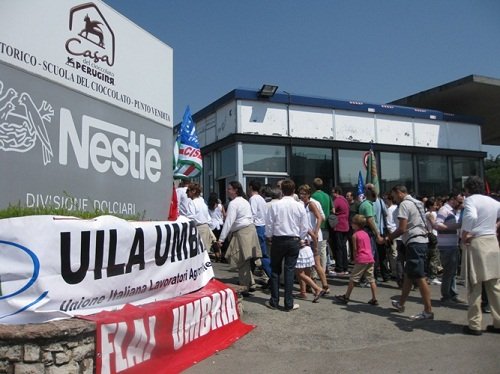 Nestlé, sciopero nelle fabbriche del cioccolato