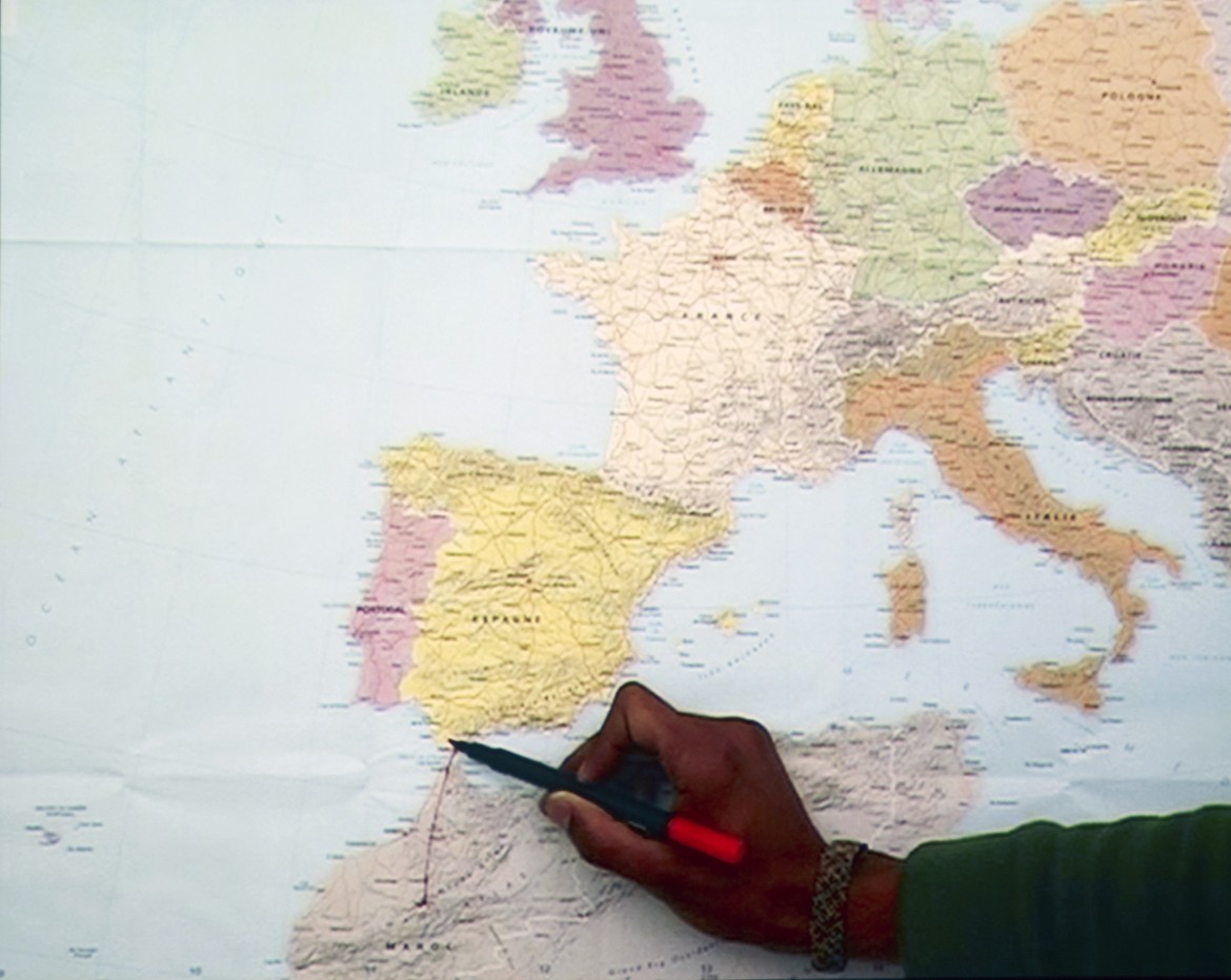 Bouchra Khalili – Mapping Journey #7 – “The Mapping Journey Project,” 2008–11 (still)