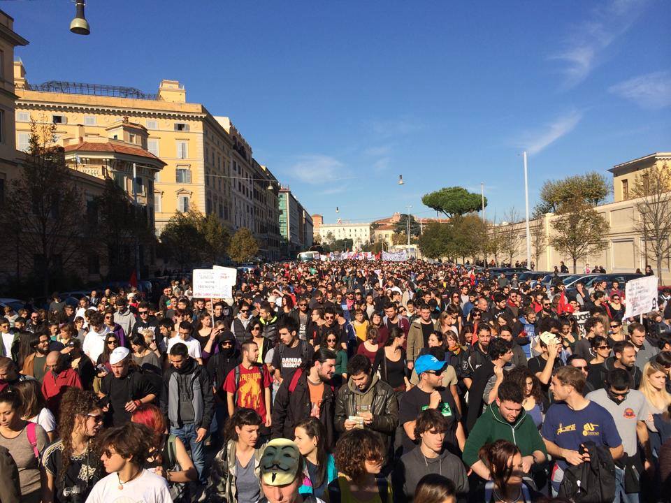 Ventimila precari, partite iva e sindacati di base a Roma