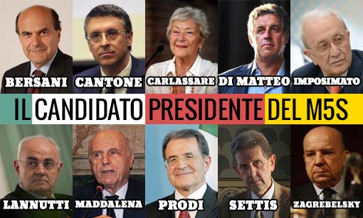 E alla fine Grillo indica Prodi e Bersani