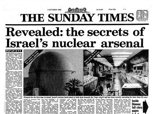 Dimenticato Vanunu, l’uomo che rivelò il nucleare segreto di Israele