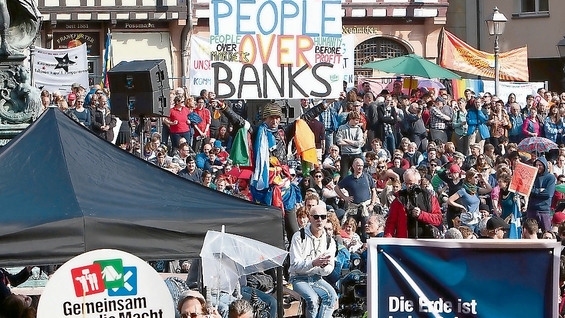 Ieri, oggi e domani Blockupy si rimette in marcia
