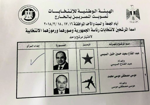 La scheda elettorale fotografata e pubblicata online