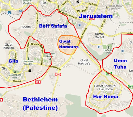Al via Givat Hamatos, 1200 case subito per i coloni israeliani