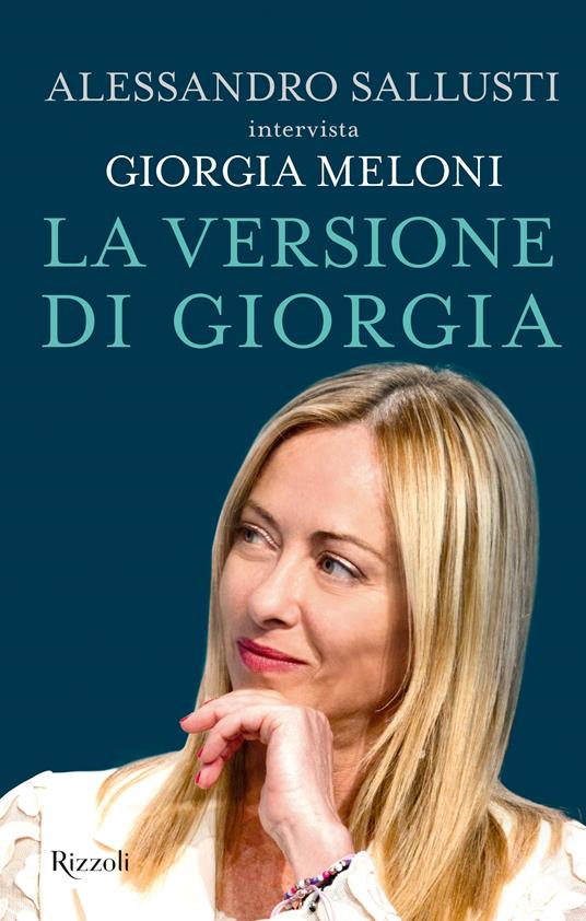 La copertina dell'ultimo libro di Giorgia Meloni