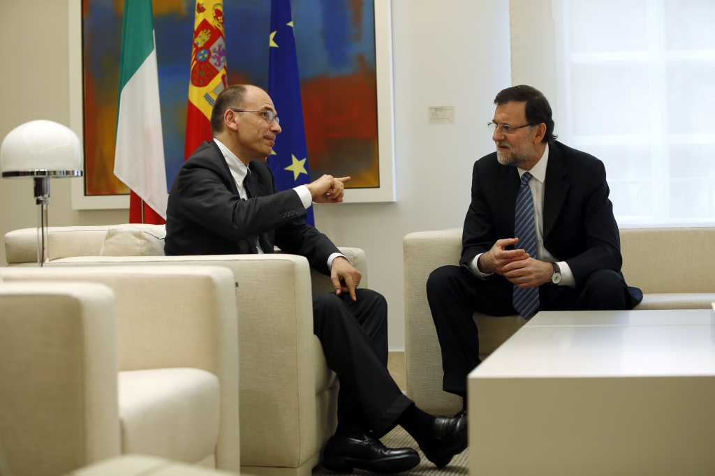 Letta da Rajoy: uniti su unione bancaria e contro la disoccupazione