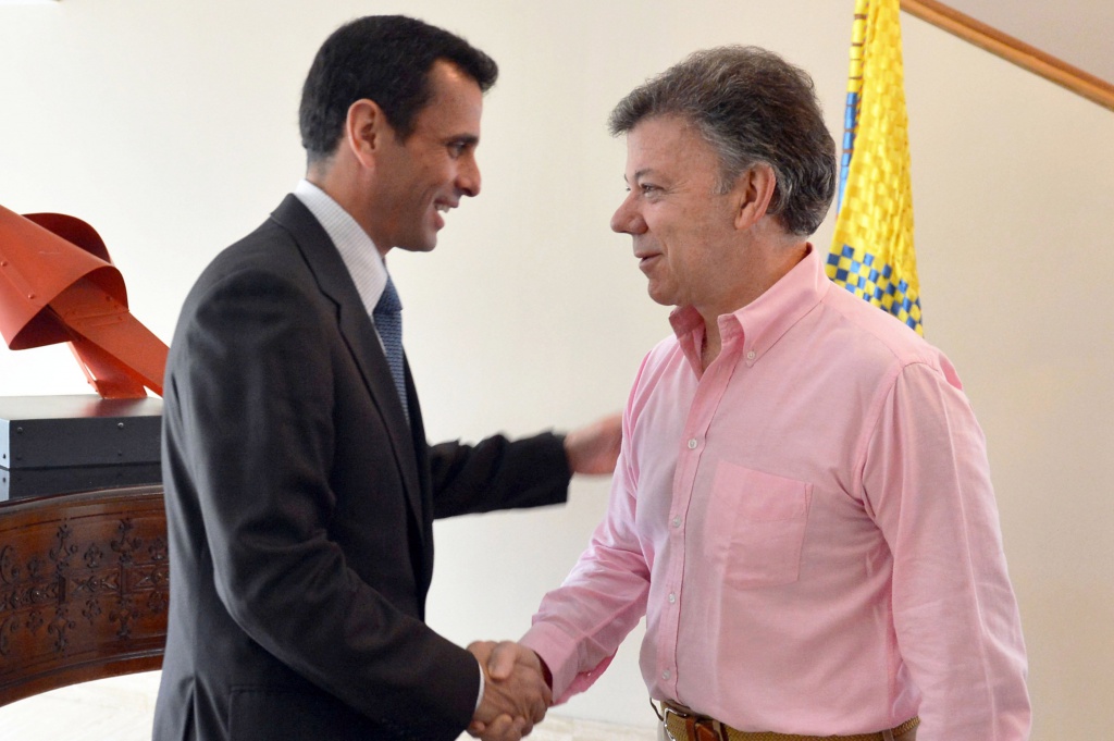 Capriles a Bogotà, invito «sgradito»