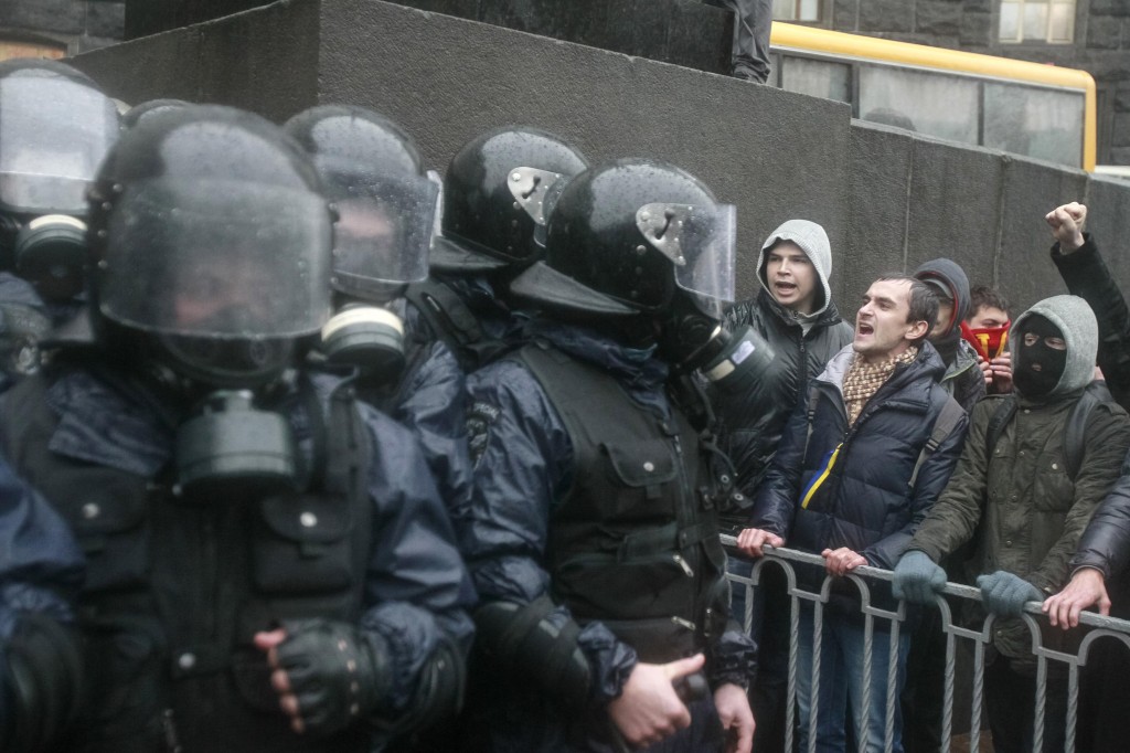 In piazza a Kiev i pro-Europa