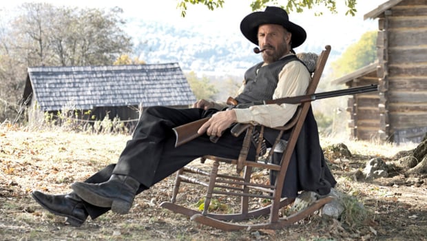 Kevin Costner star western. Ma in tv