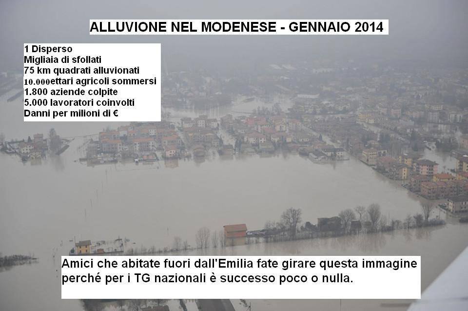 Il silenzio sull’alluvione di Modena