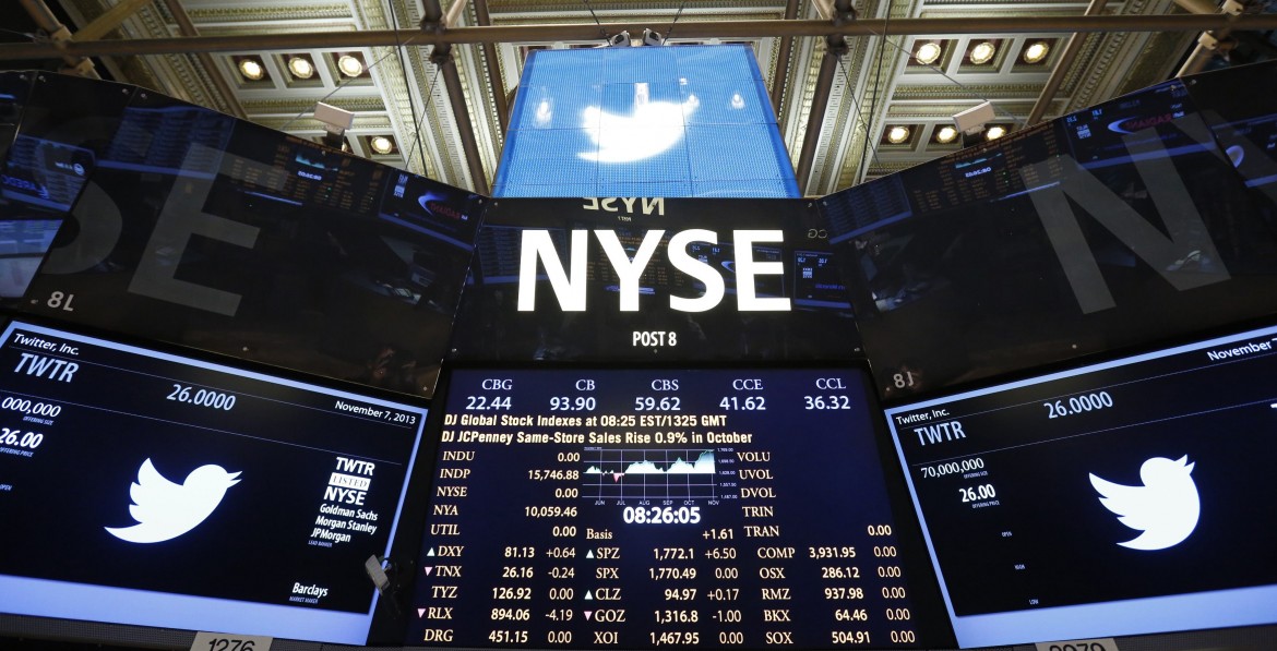 Twitter: il mercato è deluso e il titolo crolla del 23%