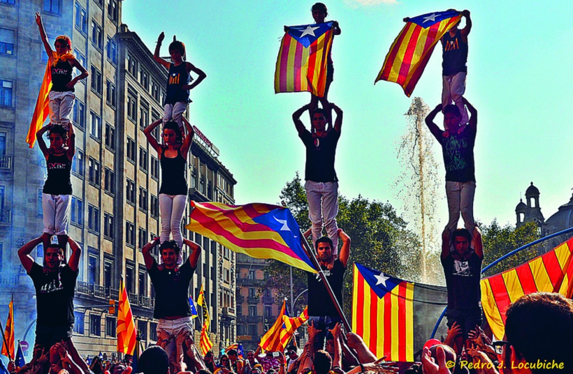 V per Diada, la festa in Catalogna