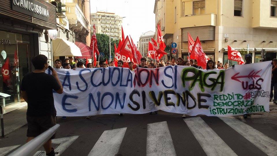 Sciopero generale: da Torino a Bari domani studenti in piazza contro il Jobs Act