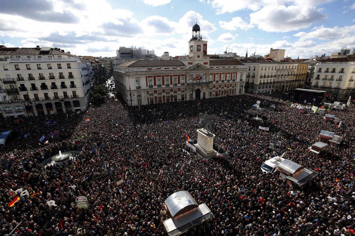 I muscoli di Podemos: «È l’anno della svolta»