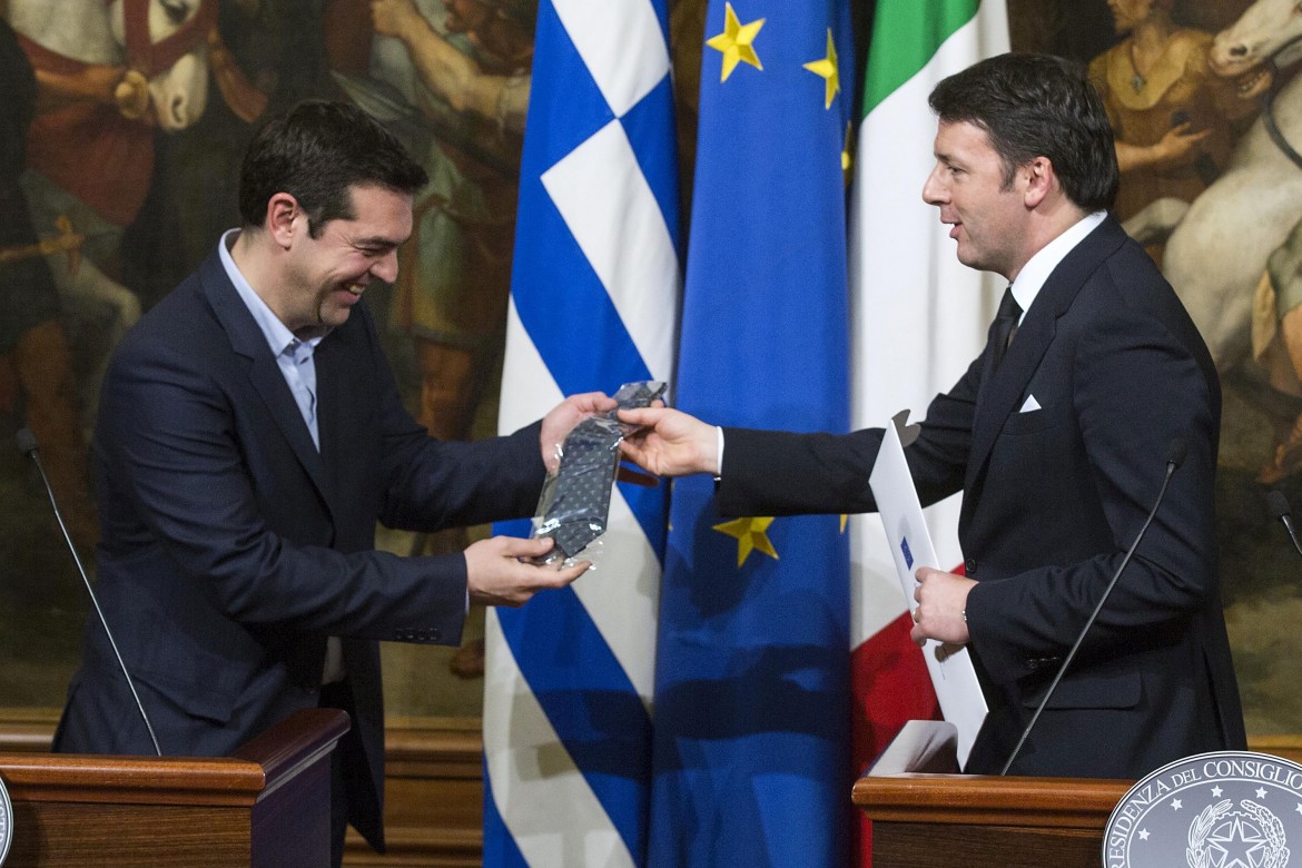 Renzi tifa Tsipras (senza impegno)