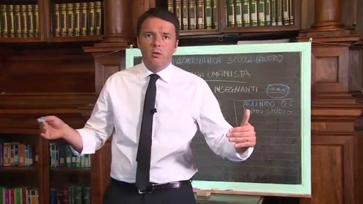 100 mila docenti in ostaggio di Renzi: «O votate la Buona scuola, o non saranno assunti»