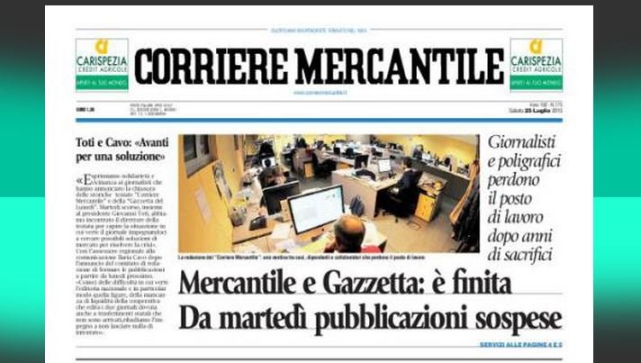 Il governo ha ucciso il “Corriere Mercantile”
