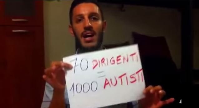 Autisti in rivolta a Roma a difesa di Christian Rosso sospeso dall’Atac
