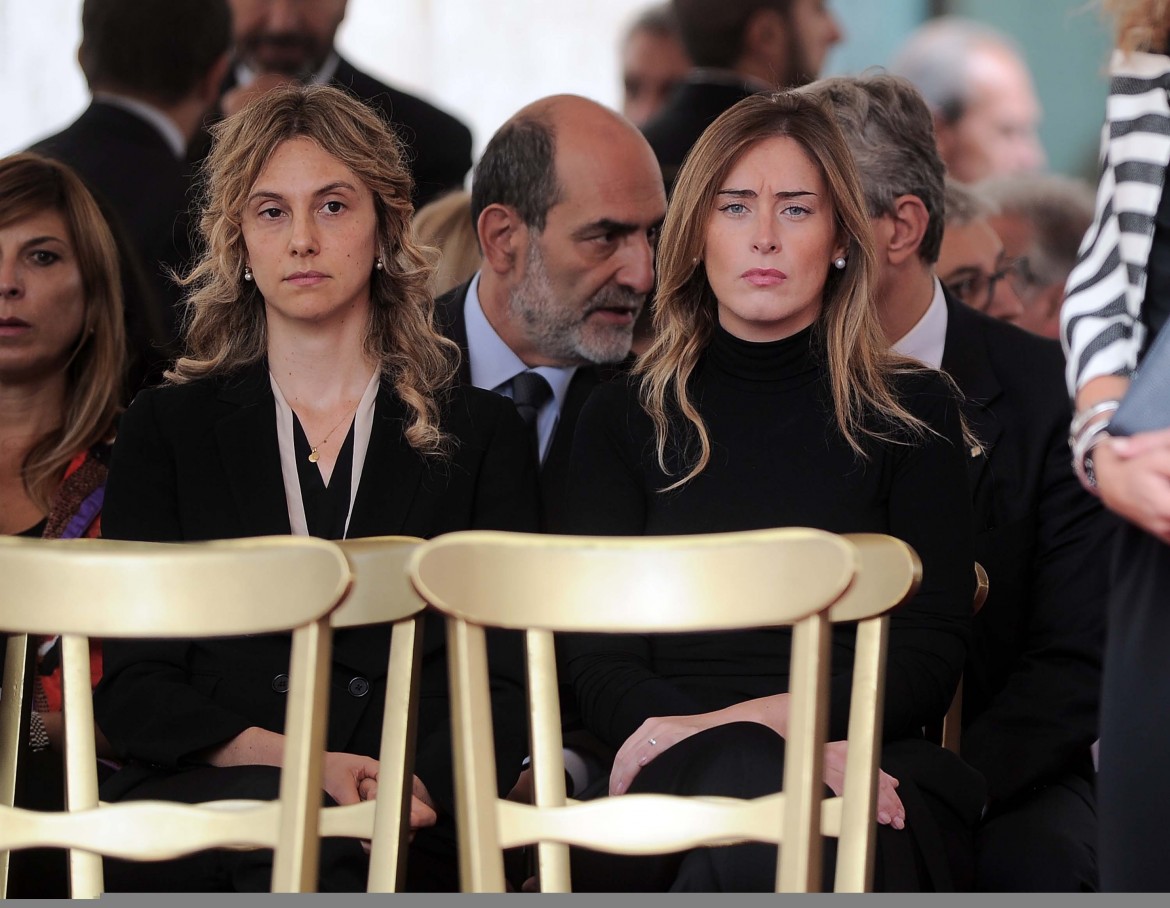 funerali ingrao montecitorio boschi madia foto vincenzo livieri lapresse