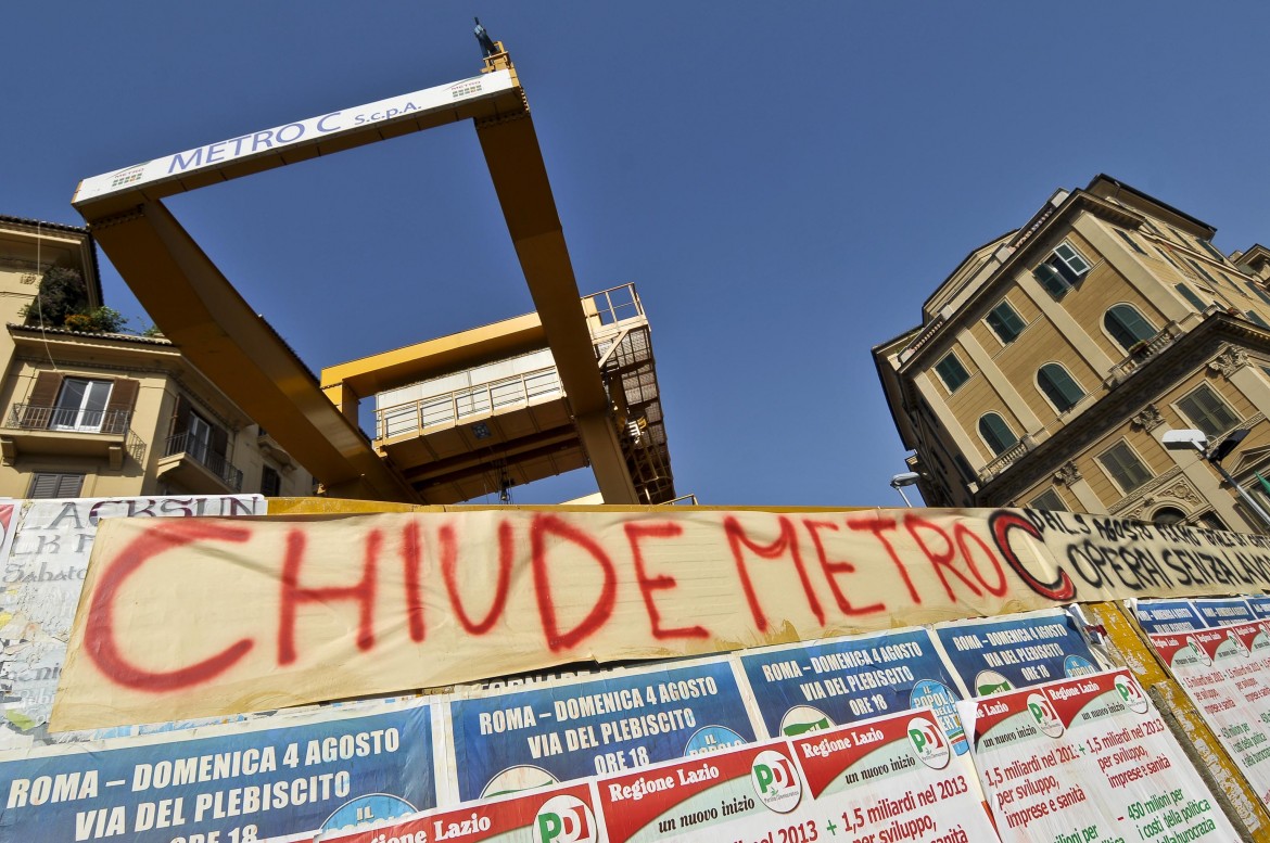 I Radicali italiani: la Metro C di Roma «è fallita, Renzi la fermi»