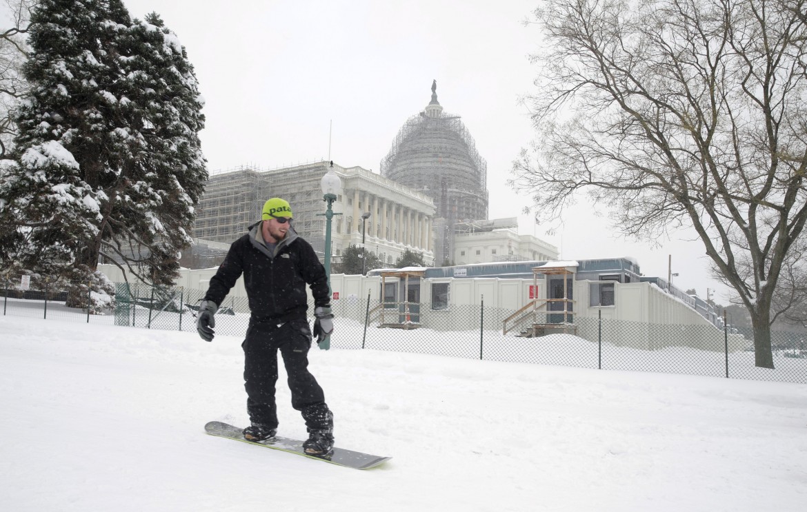 snowboard capitol hill 23 gennaio 2016 washington clima foto reuters joshua roberts lapresse