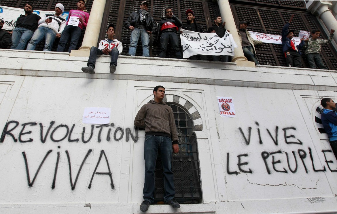 TUNISIA GENNAIO 2011 RIVOLUZIONE GELSOMINI REUTERS