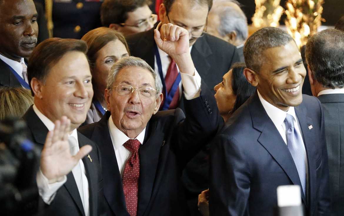 Raul Castro e Obama nel 2016