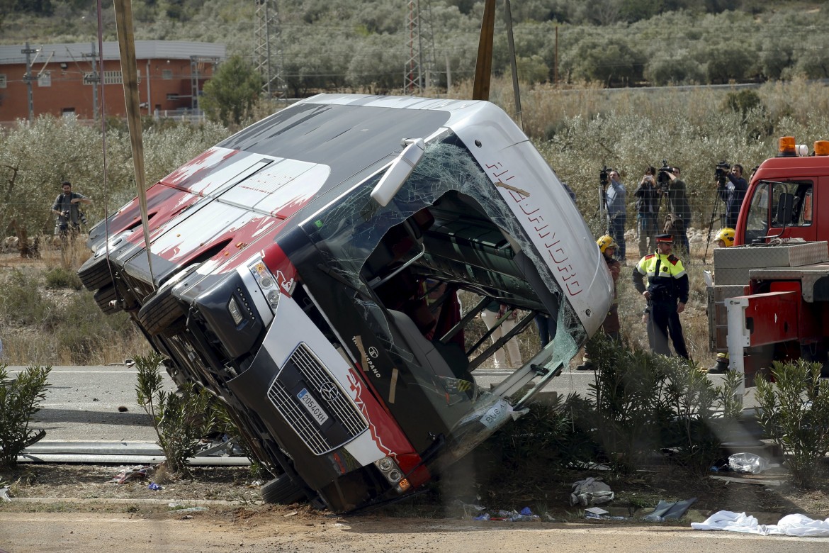 Spagna,13 studentesse Erasmus morte nell’incidente del bus, 7 sono italiane